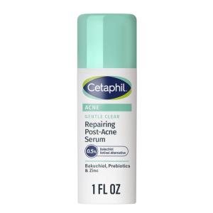 imageCETAPHIL Gentle Clear Repairing PostAcne Serum Retinol Alternative Oil Free Serum for Sensitive Skin 1 Fl Oz Bakuchiol Improves Skin Tone ampamp Postacne Marks Dermatologist Recommended Brand