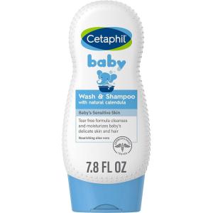 imageCetaphil Baby Wash ampamp Shampoo Plus Body Lotion Healthy Skin Essentials Head to Toe Hydration for up to 24 Hours for Delicate Sensitive Skin 2PackWhiteNEW 78oz  Wash  Shampoo