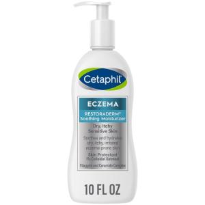 imageCetaphil RESTORADERM Itch Control Moisturizing Lotion 10 fl oz Pack of 3 Soothes Dry Irritated Eczema Prone Skin No Added Fragrance Packaging May VaryAdult Moisturizer 