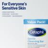 imageCETAPHIL Gentle Cleansing Bar 45 oz Bar Pack of 3 Nourishing Cleansing Bar For Dry Sensitive Skin NonComedogenic NonIrritating For Sensitive SkinMasking Scent
