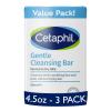 imageCETAPHIL Gentle Cleansing Bar 45 oz Bar Pack of 3 Nourishing Cleansing Bar For Dry Sensitive Skin NonComedogenic NonIrritating For Sensitive SkinLightly Scented