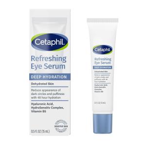 imageCETAPHIL Deep Hydration Refreshing Eye Serum 05 fl oz 48Hr Hydrating Under Eye Cream to Reduce the Appearance of Dark Circles With Hyaluronic Acid Vitamin E ampamp B5 Packaging May Vary