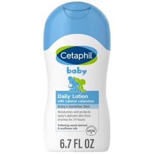 imageCetaphil Baby Daily Lotion with Organic Calendula Hypoallergenic Sweet Almond ampamp Sunflower Oils67 Fl Oz Packaging May VaryAlmond