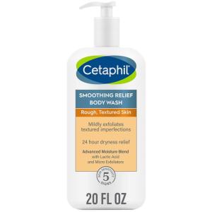 imageCetaphil Body Wash Smoothing Relief Exfoliating Body Wash Mildly Exfoliates To Smooth Rough Textured Skin 24 Hour Dryness Relief For Sensitive Skin 20 oz20 Fl Oz Pack of 1