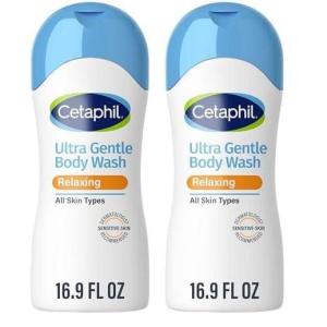 imageCetaphil Body Wash Smoothing Relief Exfoliating Body Wash Mildly Exfoliates To Smooth Rough Textured Skin 24 Hour Dryness Relief For Sensitive Skin 20 oz169 Fl Oz Pack of 2
