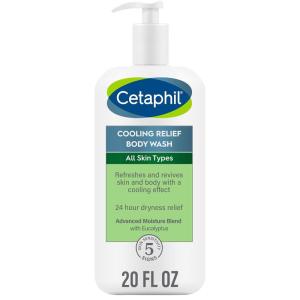 imageCetaphil Cooling Relief Body Wash For All Skin Types 20 oz Soothing Eucalyptus 24 Hour Dryness Relief Hypoallergenic Fragrance Paraben ampamp Sulfate Free Dermatologist Recommended Brand
