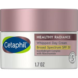 imageCetaphil Face Day Cream Healthy Radiance Whipped Day Cream wSPF 30 Visibly Reduces Look of Dark Spots Brightening Lotion Designed for Sensitive Skin Hypoallergenic Fragrance Free 17oz