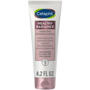 imageCetaphil Face Wash Healthy Radiance Gentle Exfoliating Cleanser Visibly Reduces Look of Dark Spots and Hyperpigmentation Designed for Sensitive Skin Hypoallergenic Fragrance Free 42oz