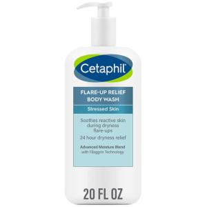 imageCetaphil FlareUp Relief Body Wash with Colloidal Oatmeal to Help Soothe and Condition UltraDry Stressed Sensitive Skin 20 ozUnscented