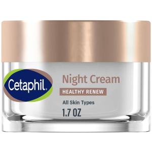 imageCetaphil Healthy Renew Skin Tightening Night Cream 17 Oz Wrinkle Repair Cream for Face with Peptides Retinol Alternative Cream For Sensitive Skin Fragrance Free