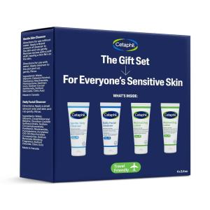 imageCETAPHIL Skincare Gift Set ampamp Travel Companion for Sensitive Skin  Gentle Skin Cleanser Daily Facial Cleanser 2 x Moisturizing Lotion  TSA Approved  Dermatologist Recommended Brand